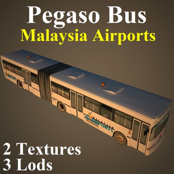 articulated bus 3d models