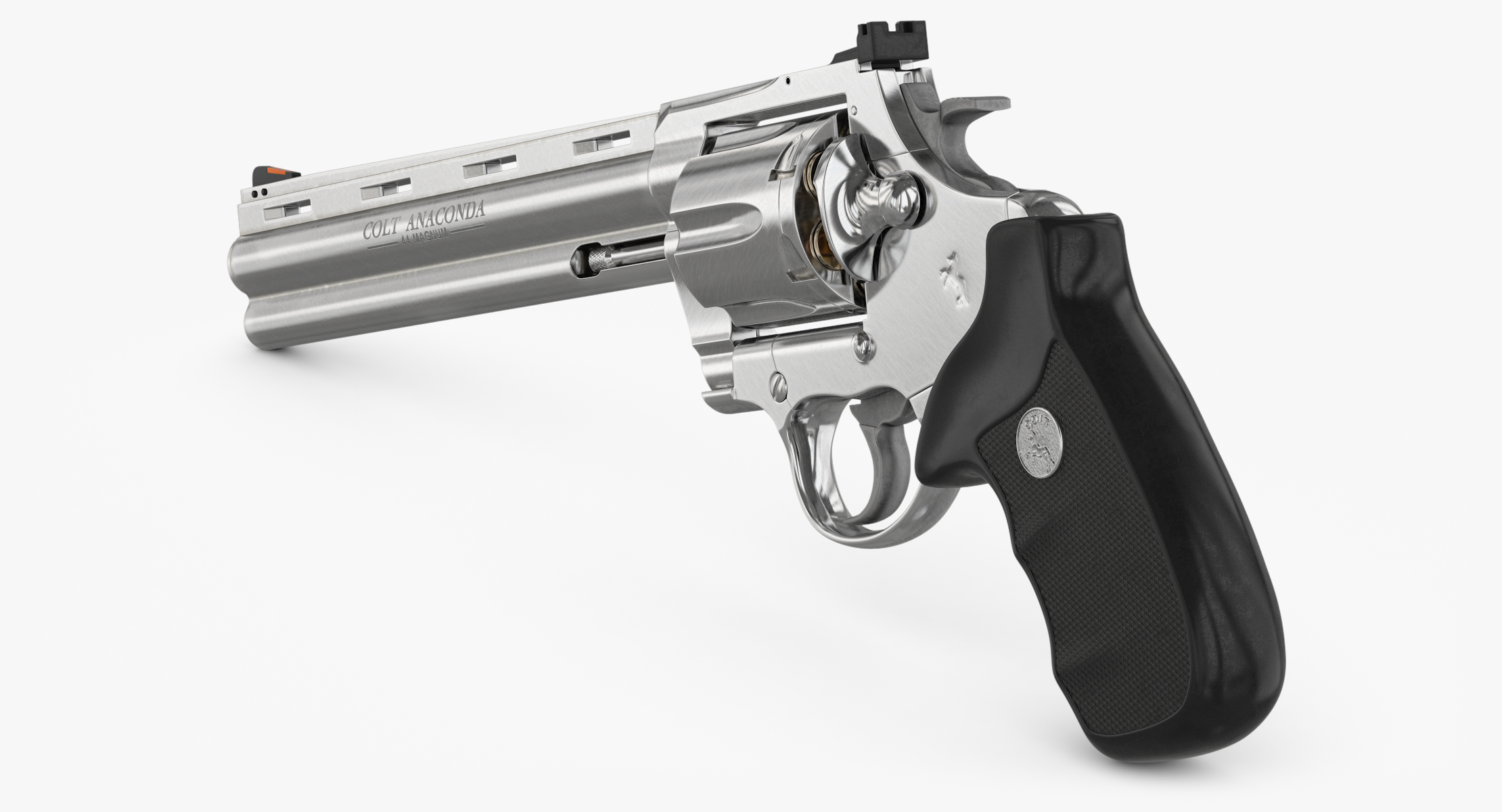 revolver colt anaconda 3d model