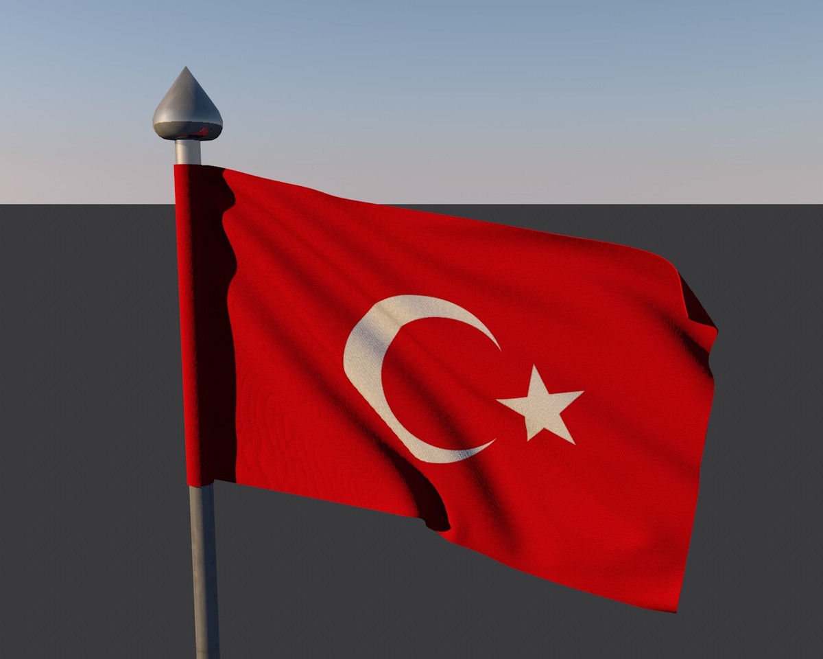 3ds turkey flag