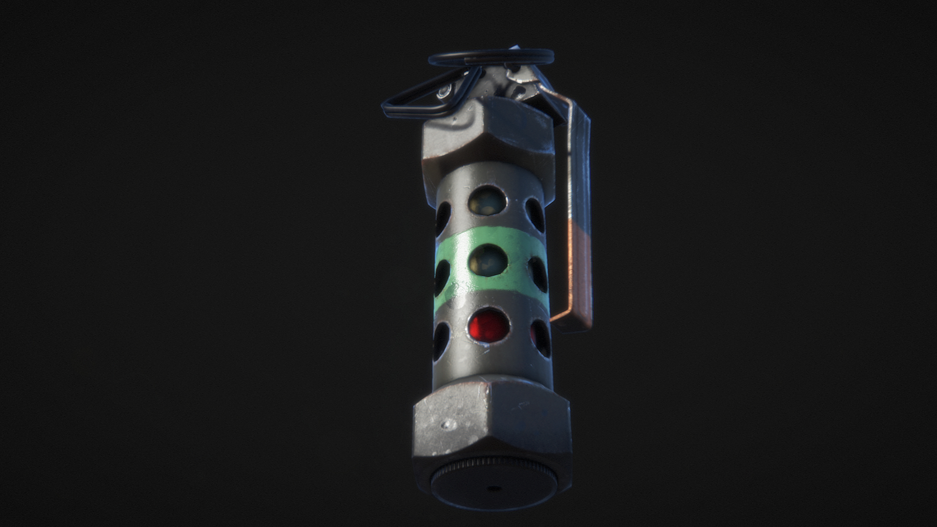 [pbr] m84眩晕手榴弹(实时)3d模型