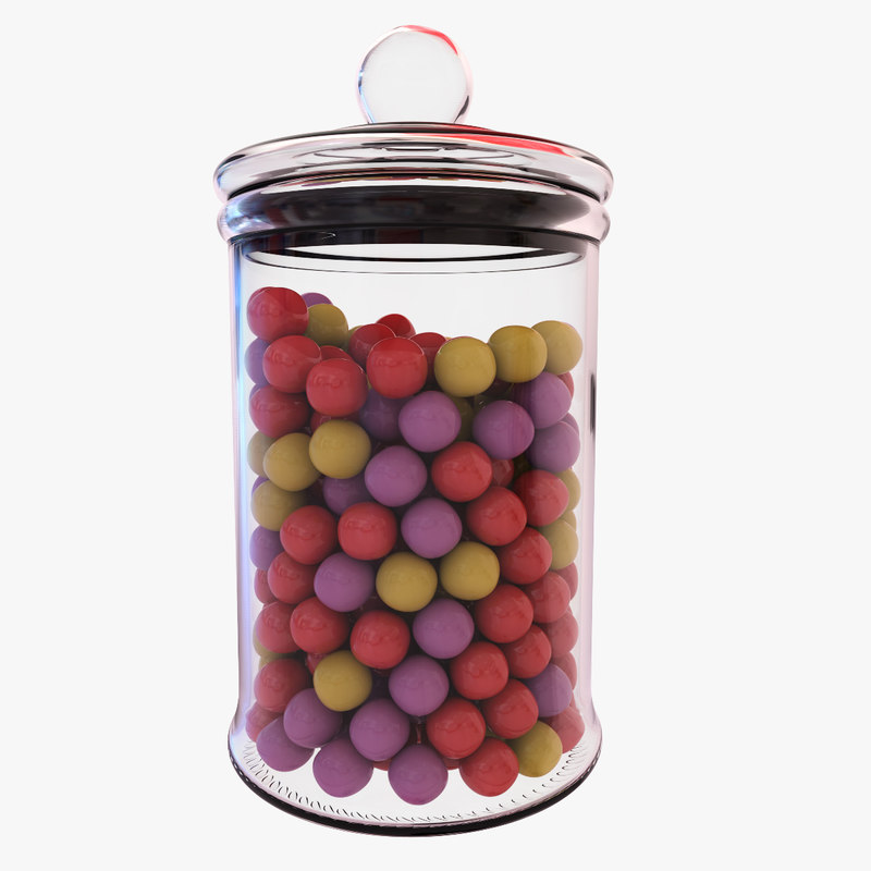 3d Chewing Gum Jar