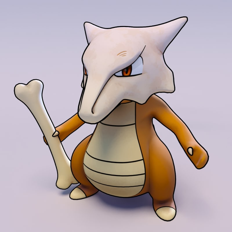 pokemon alola marowak 3D model 3D printable