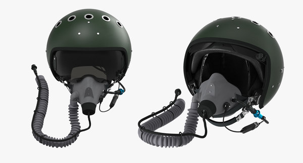 Jet Fighter Pilot Helmet D Max