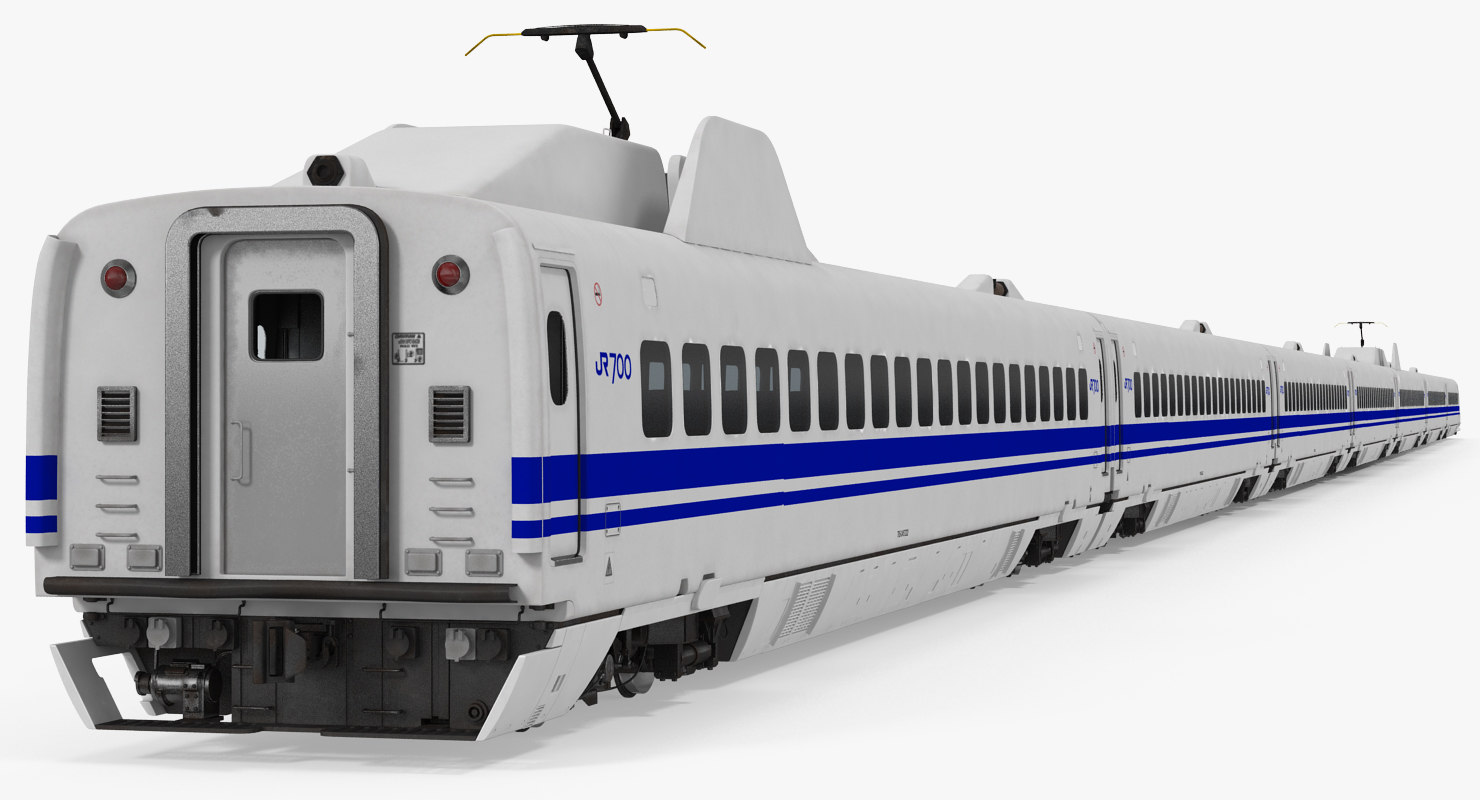 bullet train jr700 japan railways rigged