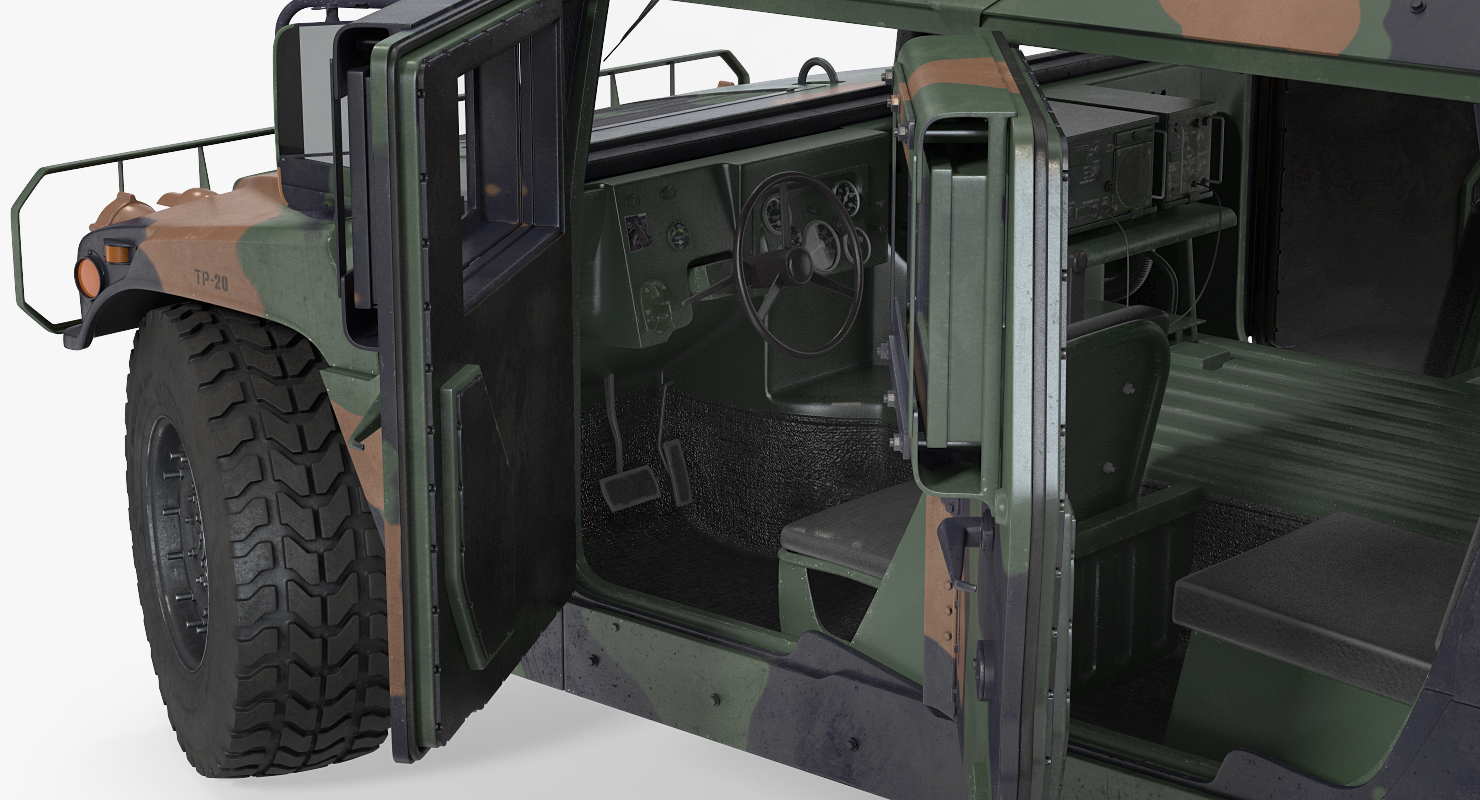 3d max humvee m1151 enhanced armament