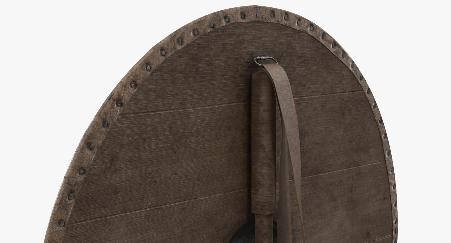 viking shield 3d model