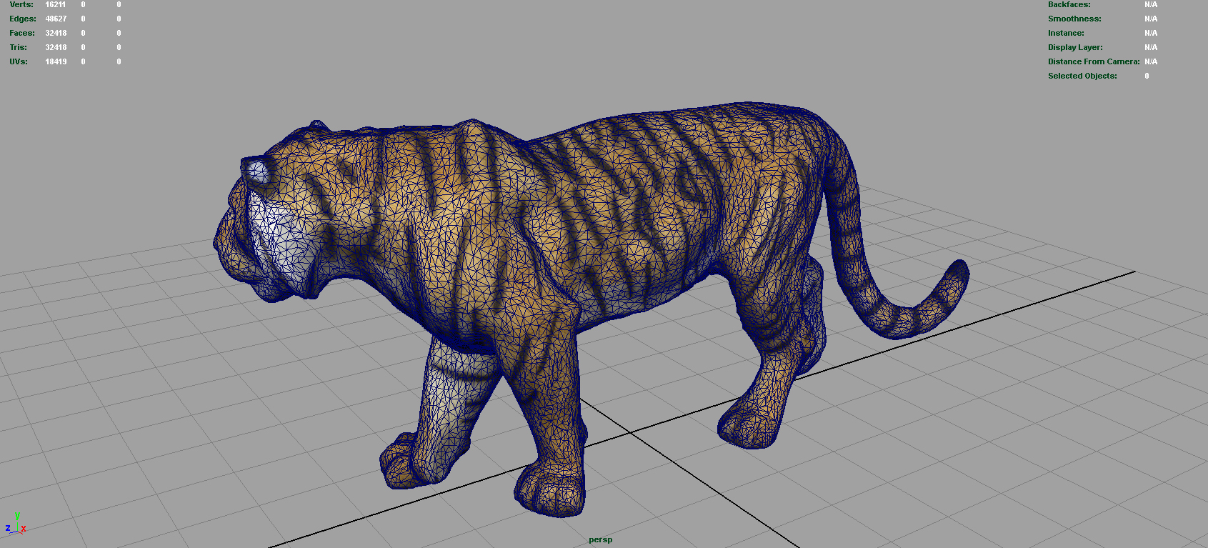 虎3d模型