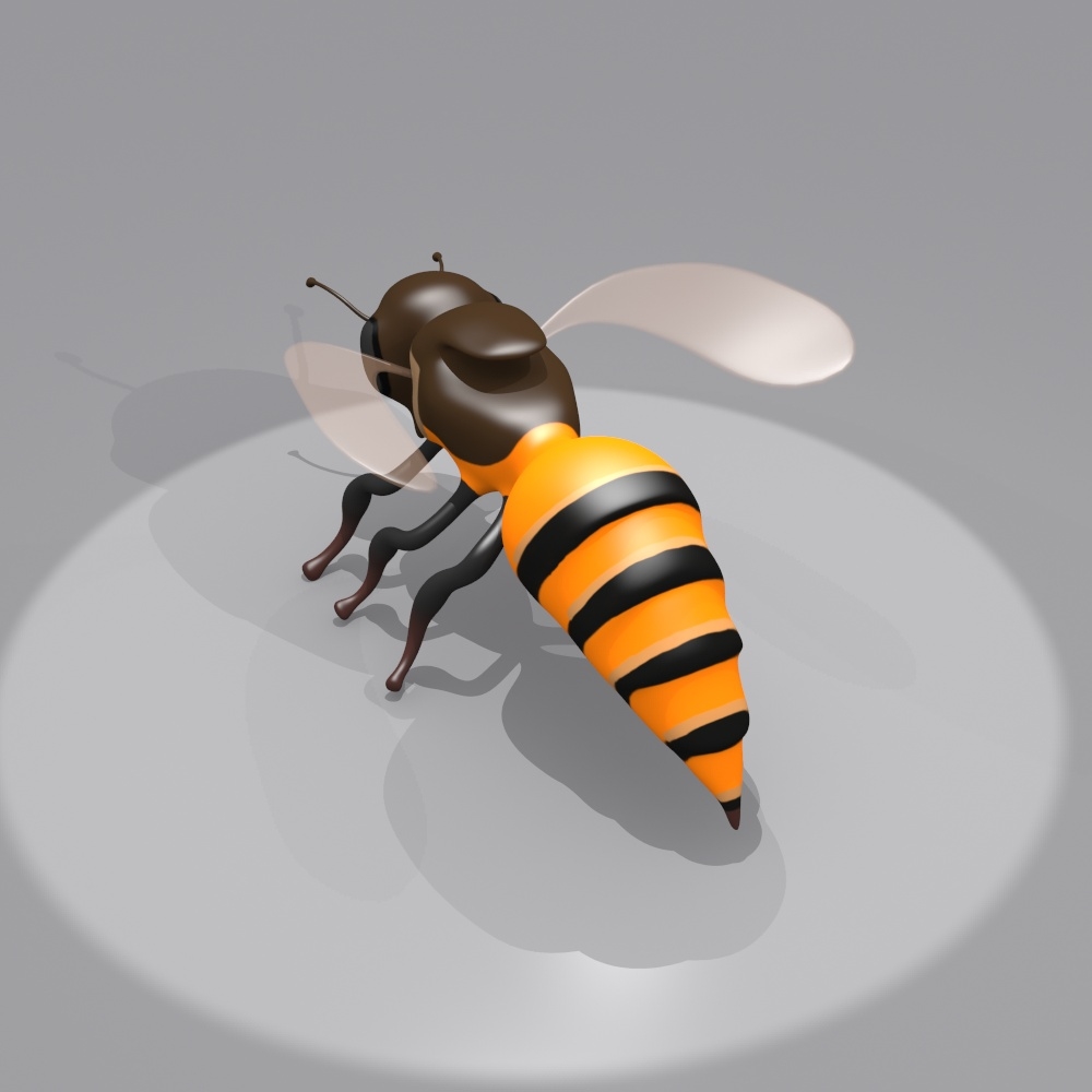 蜜蜂3d模型