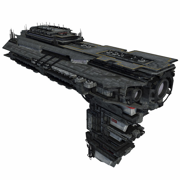 sci fi spaceship battleship cruiser - sci-fi spacecraft 6