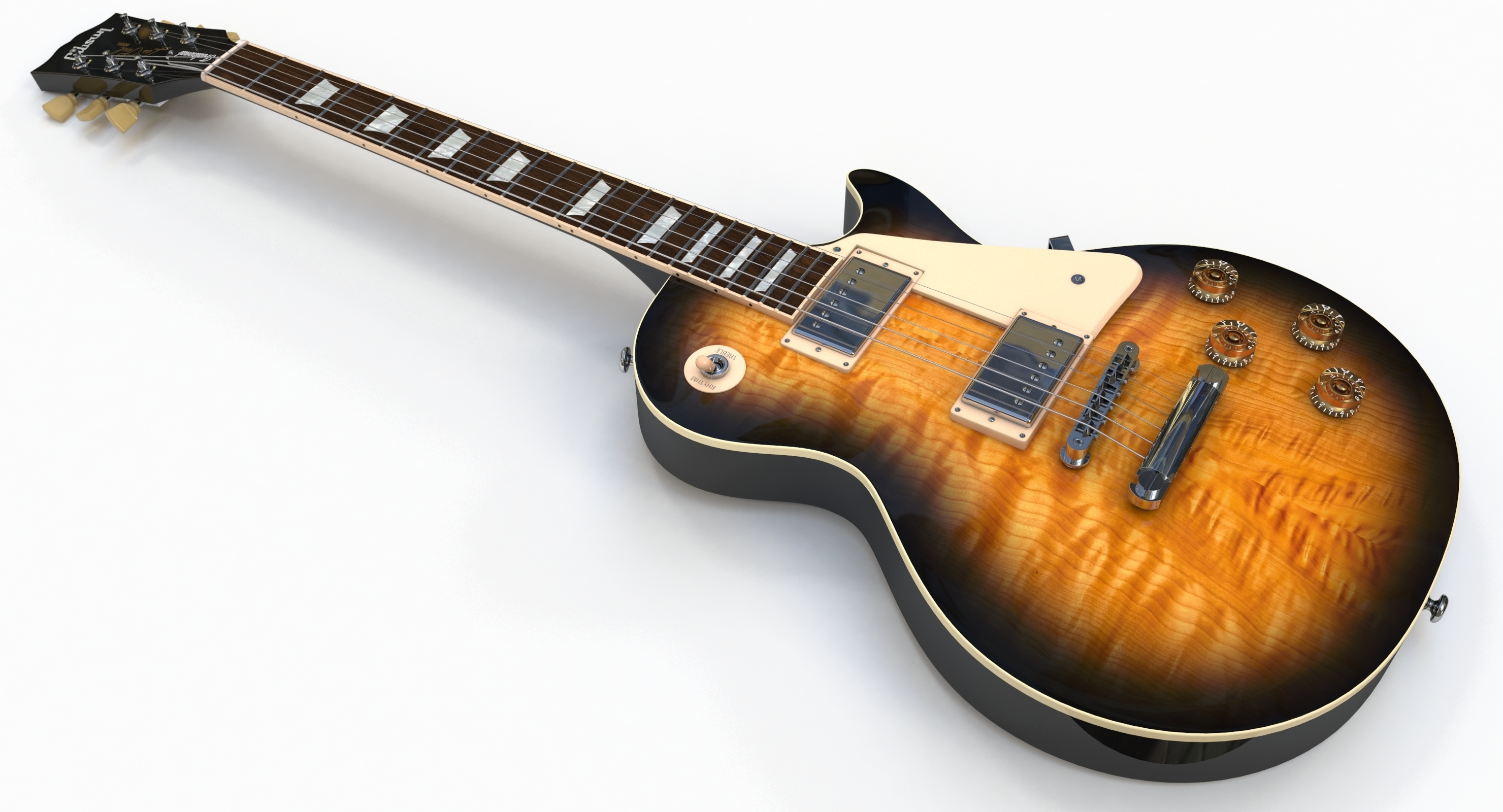 gibson les paul traditional 3d model
