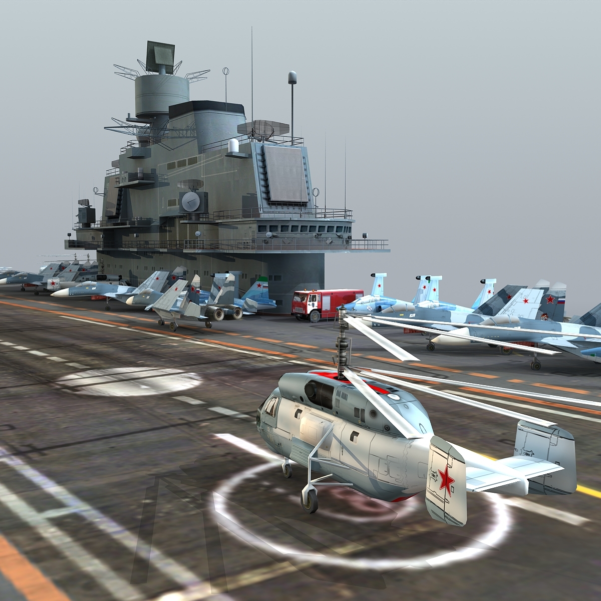 3d admiral kuznetsov aircraft carrier model