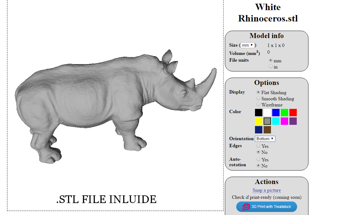 white rhinoceros