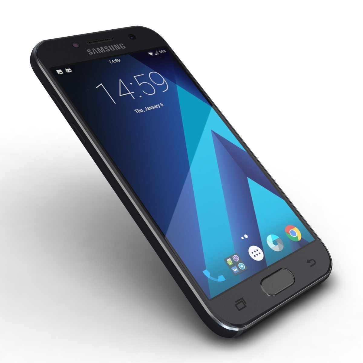 samsung galaxy a3 2017 black sky
