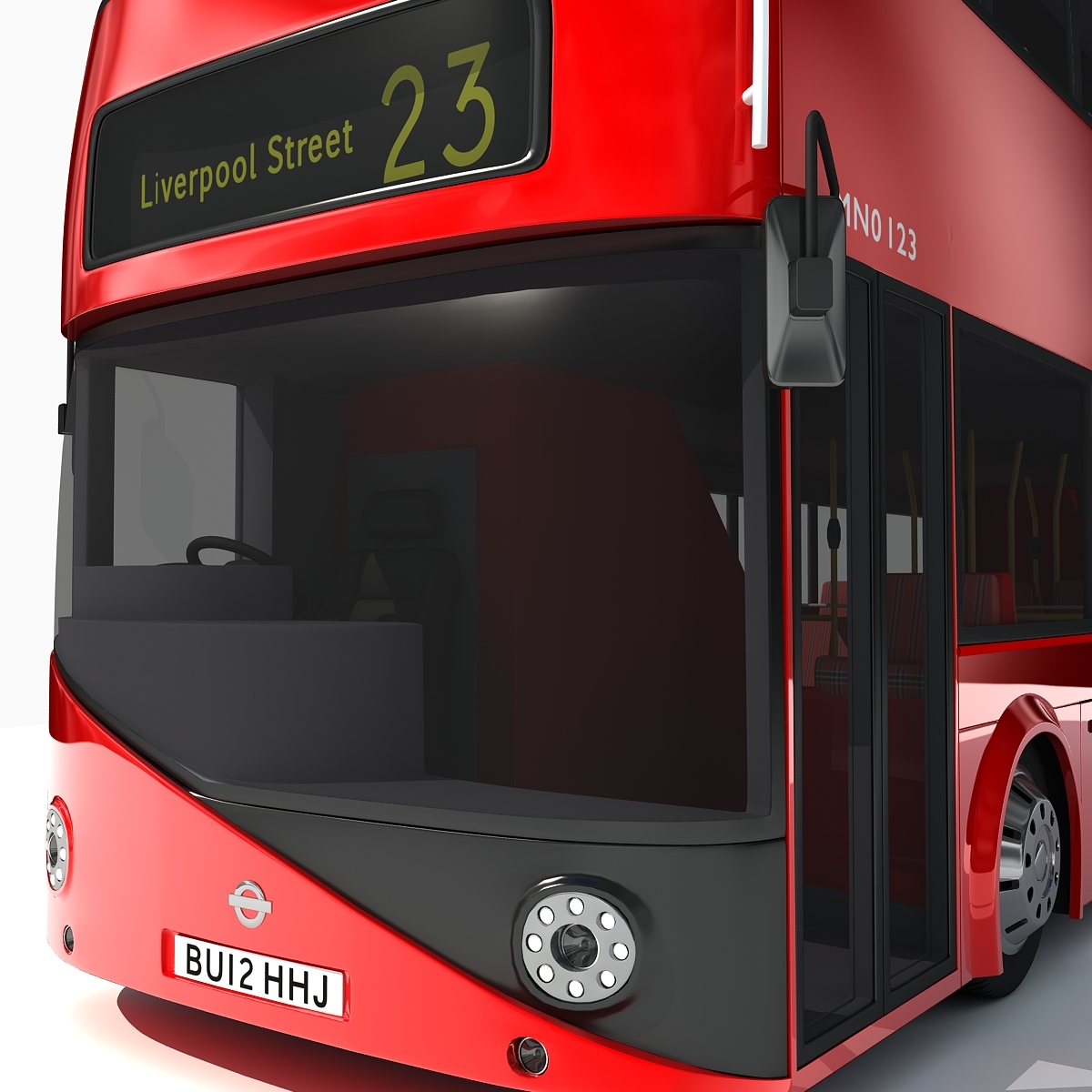 3d london bus model