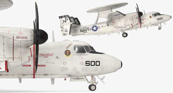 Grumman E 2 Hawkeye Tactical 3d Model