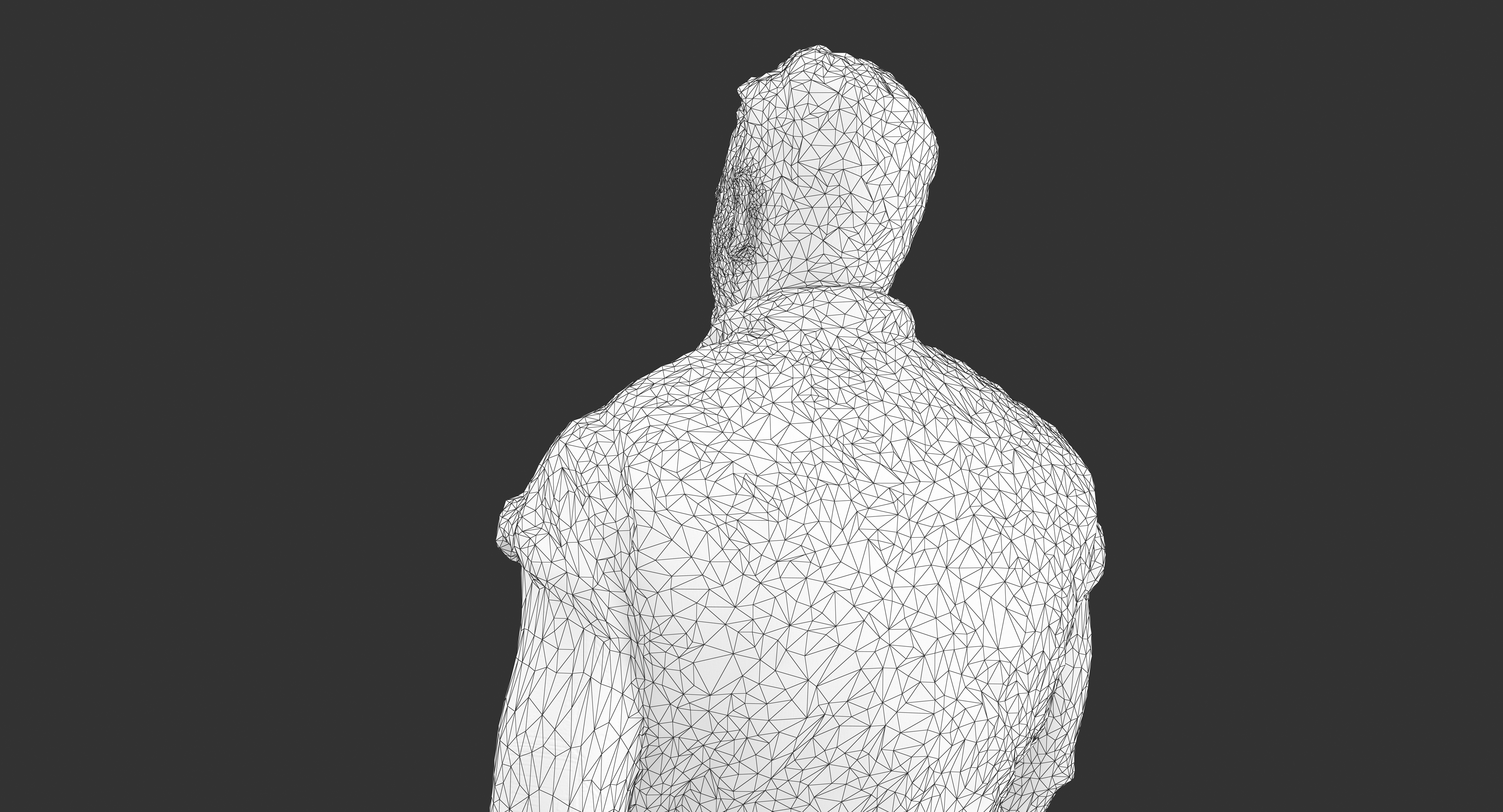 human body 3d obj