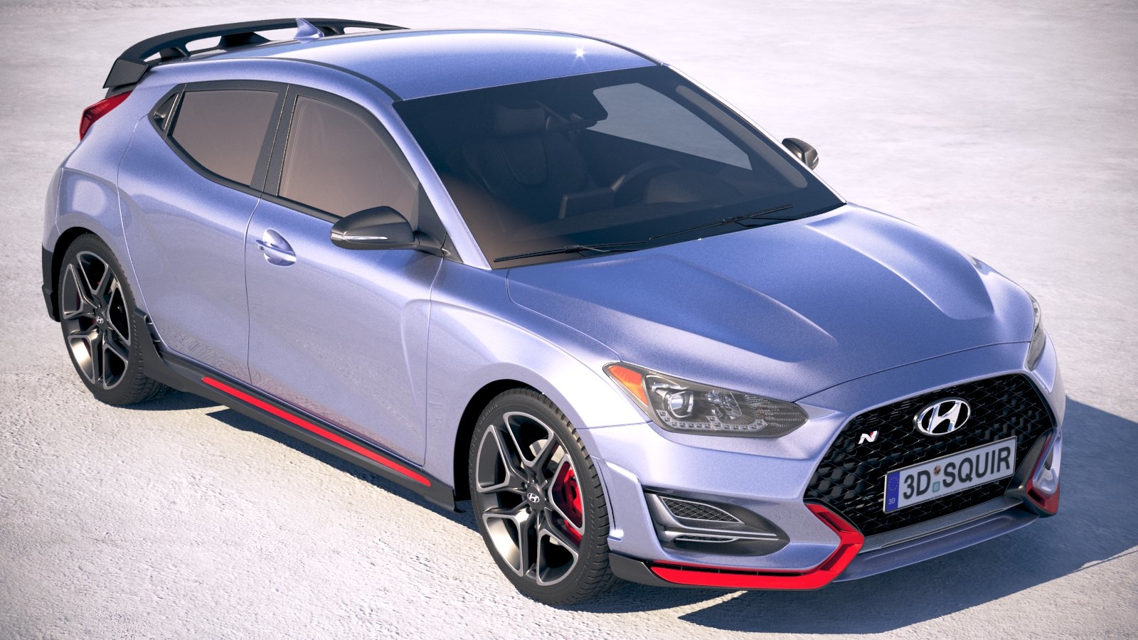 现代veloster n 20193d模型