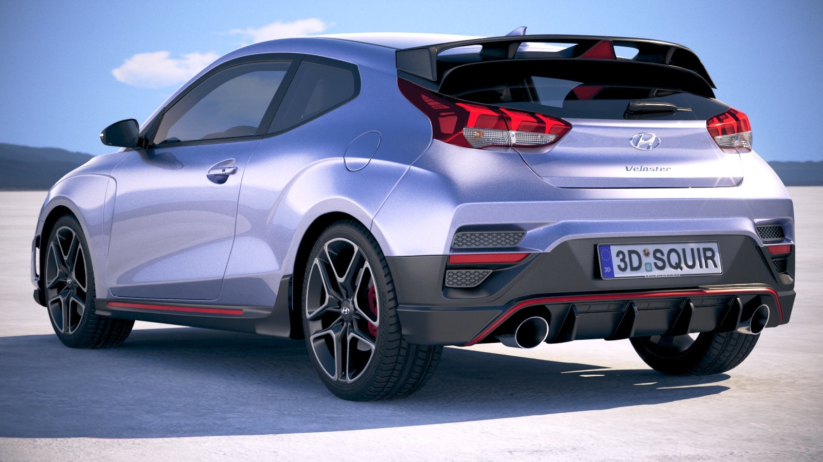 现代veloster n 20193d模型