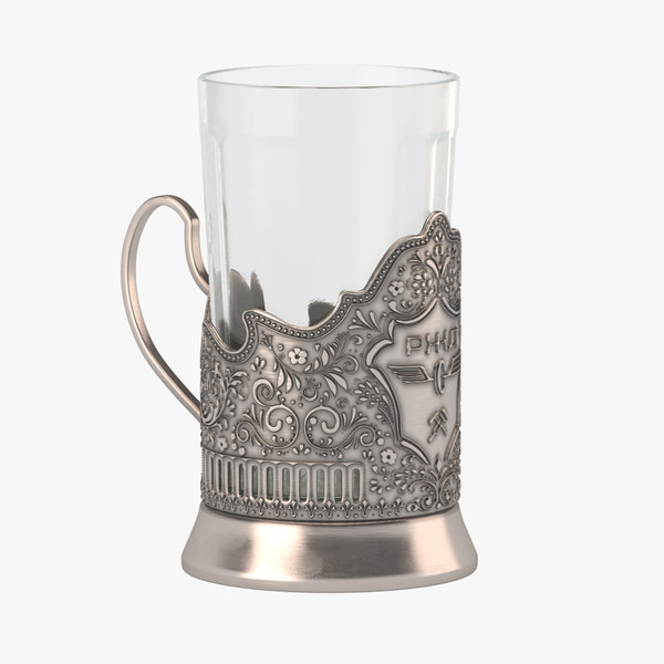 3d silver cup models