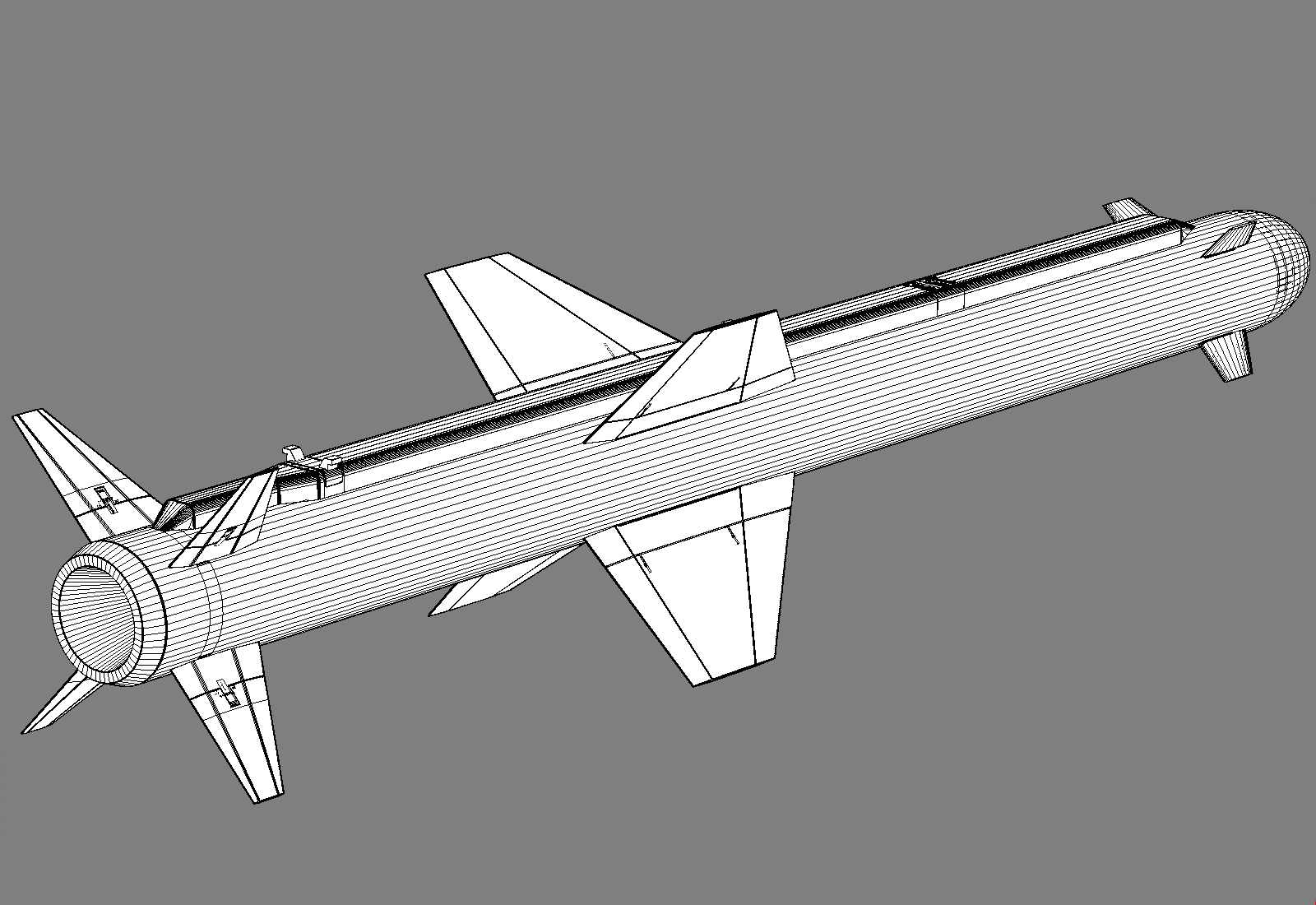 kh-38me导弹系列3d模型