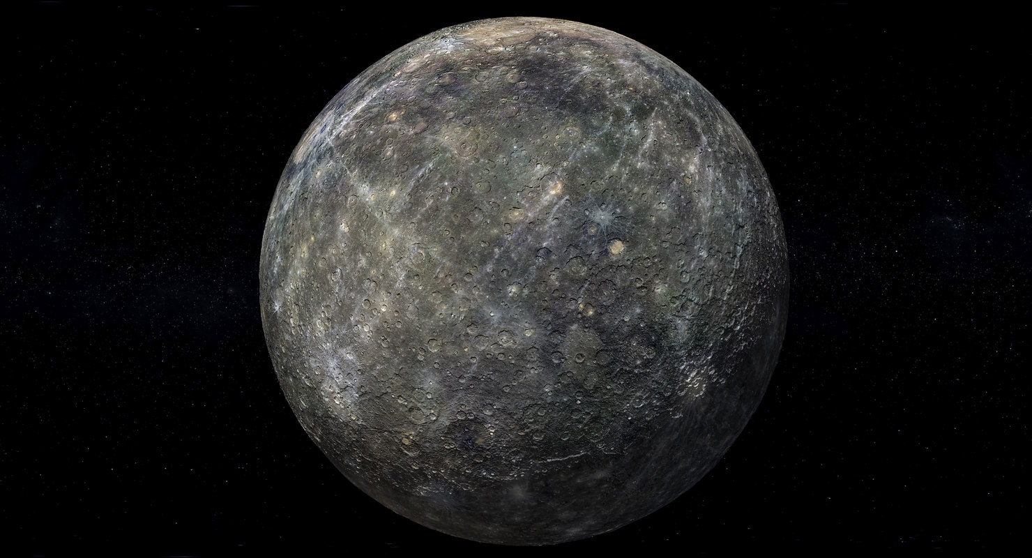 3d mercury planet