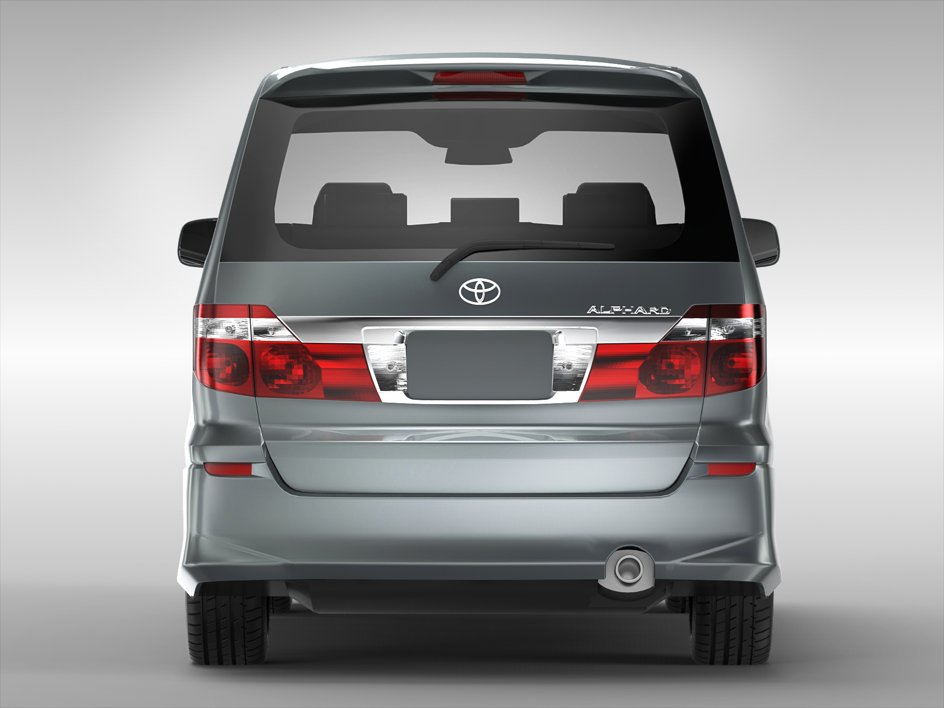 丰田alphard(2002年 - 2008年)3d模型