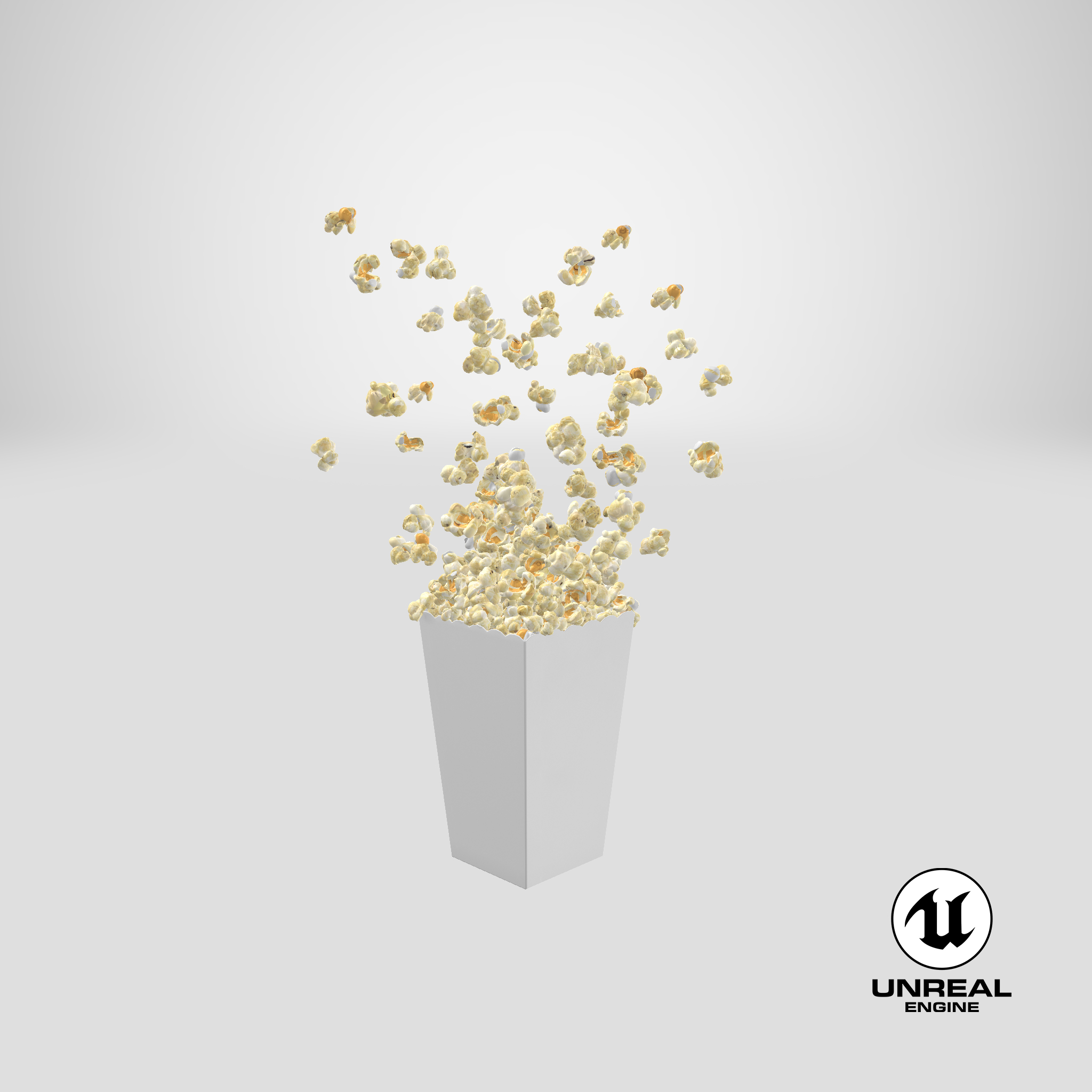 3d movie popcorn popping