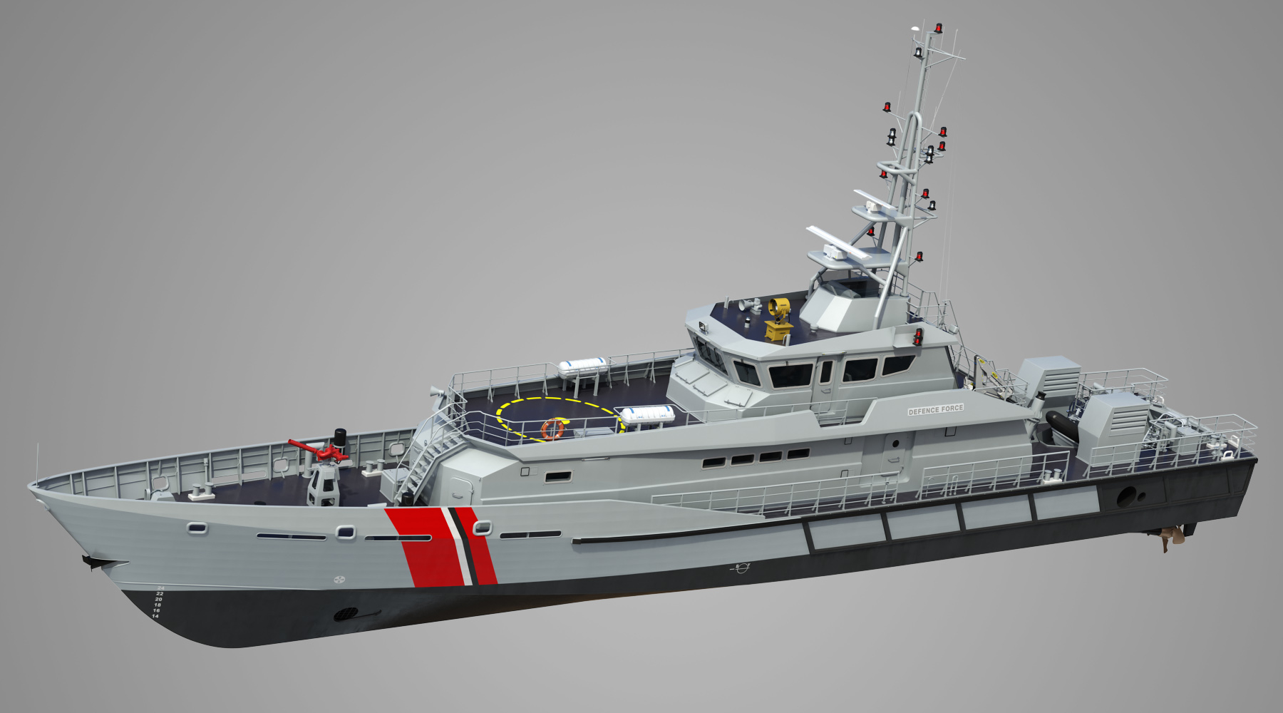 damen stan巡逻艇4207 5009 55093d模型