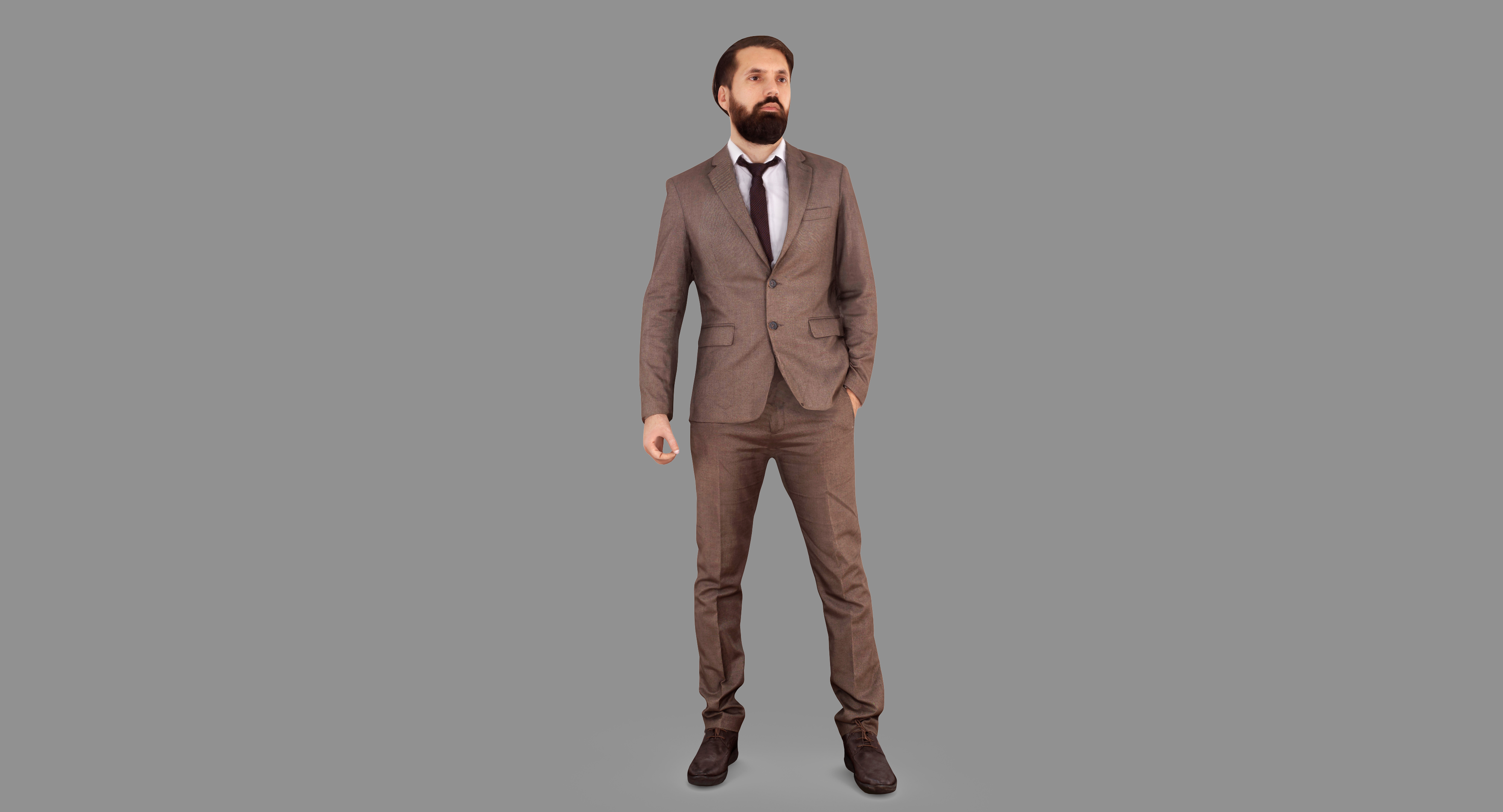 businessman beards people human 3d max