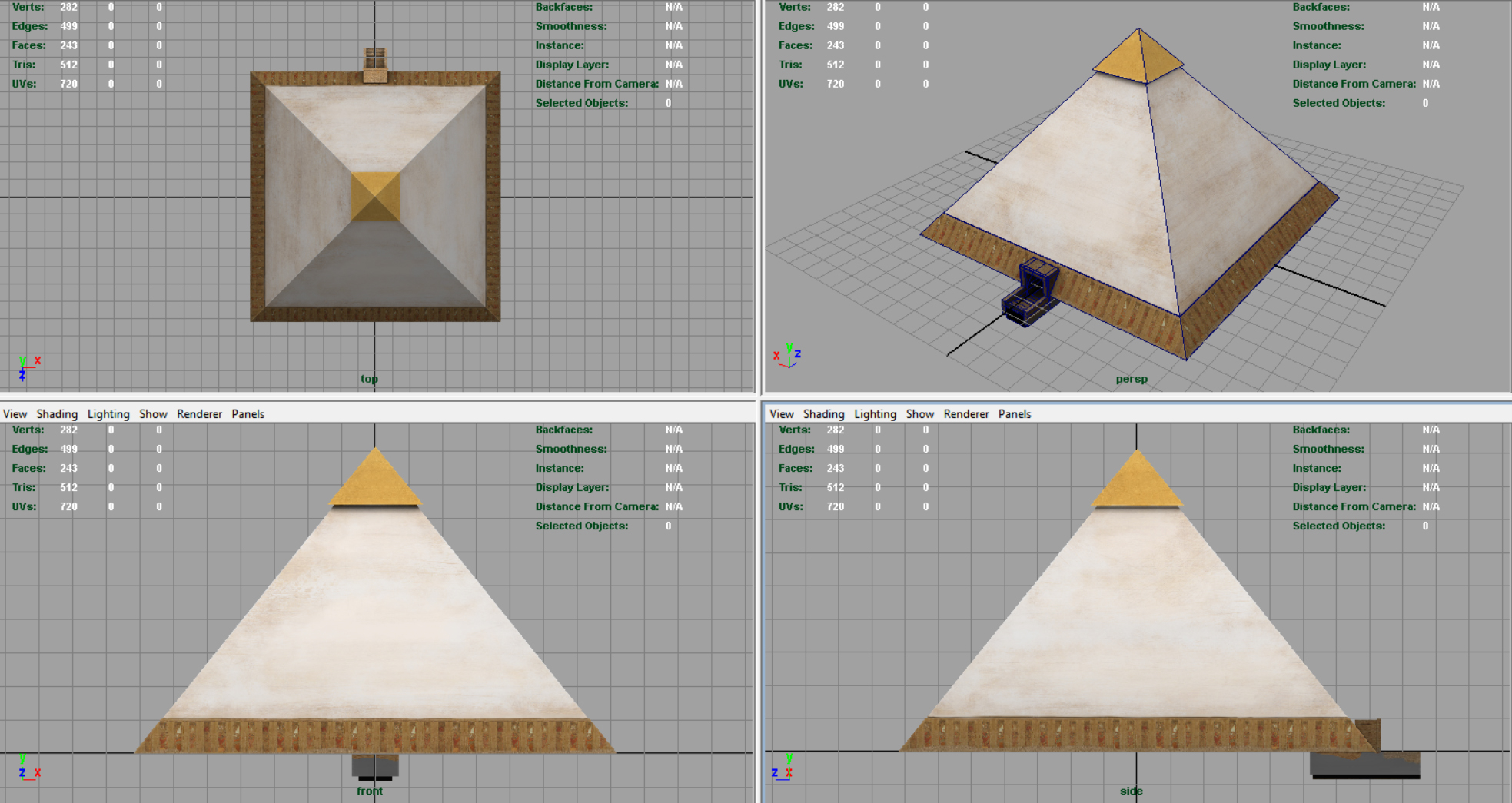 埃及金字塔3d模型