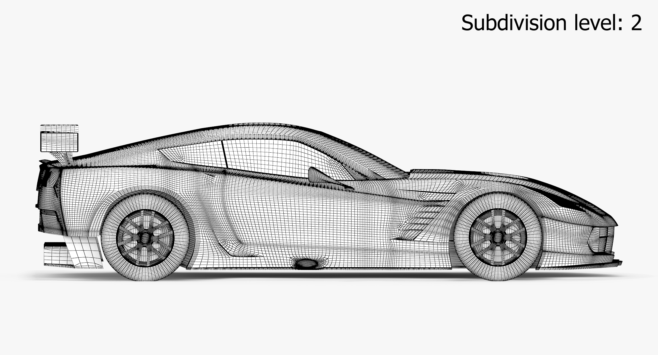 雪佛兰corvette c7.r勒芒24小时耐力赛3d模型