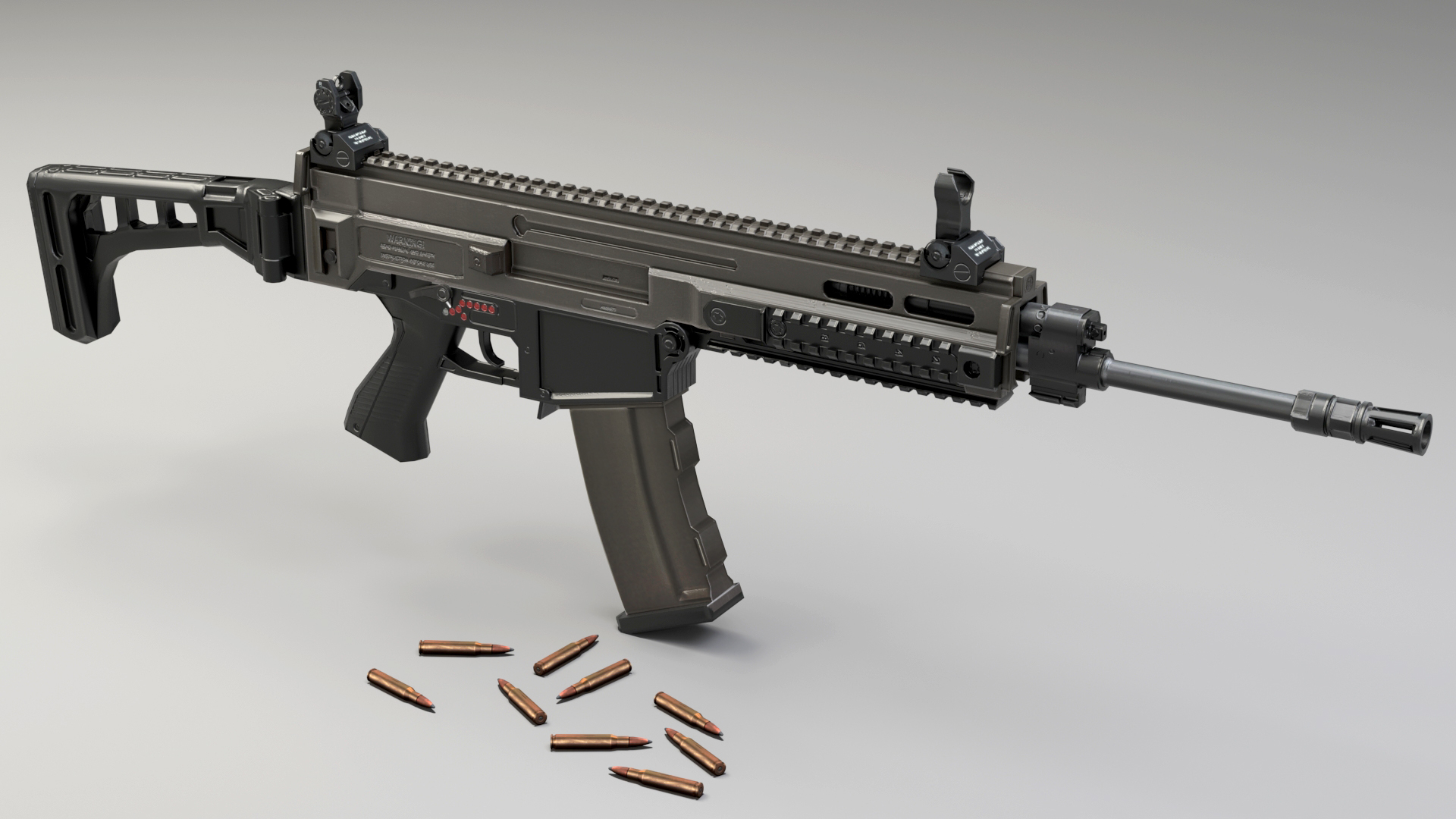 cz805 bren low-poly 3d模型3d模型