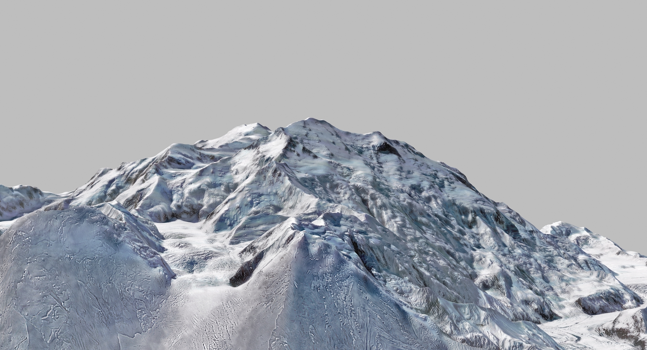 3d model denali mount