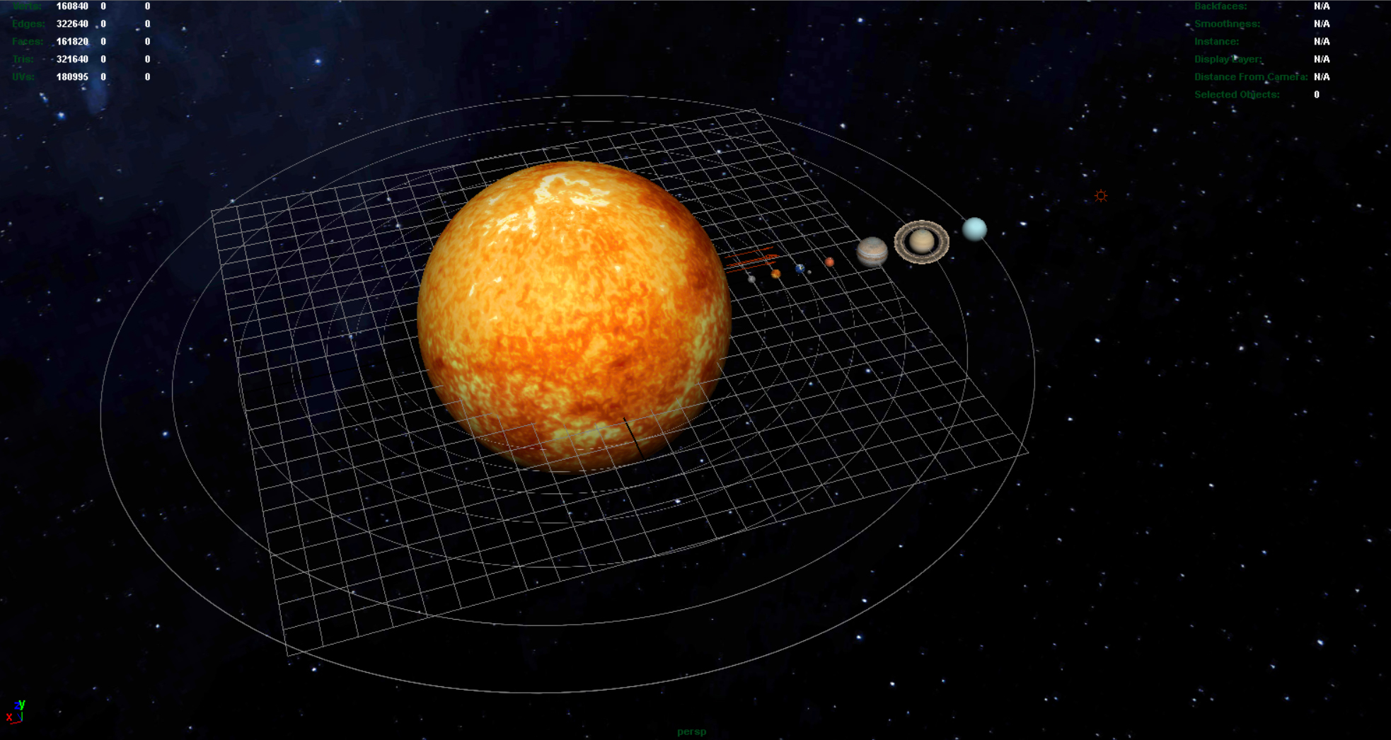 太阳系3d模型