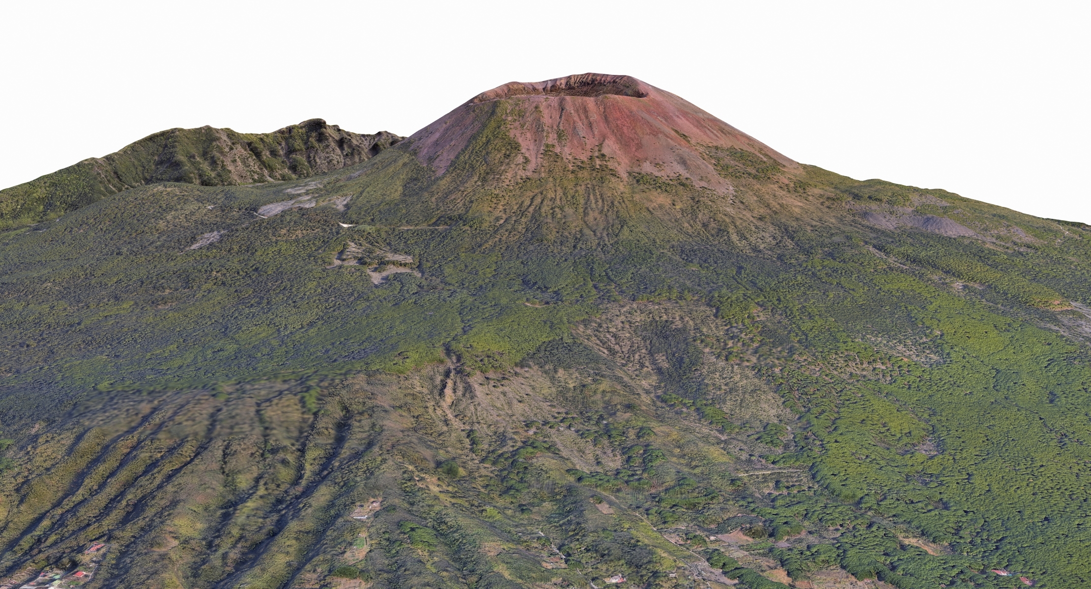 维苏威火山3d模型