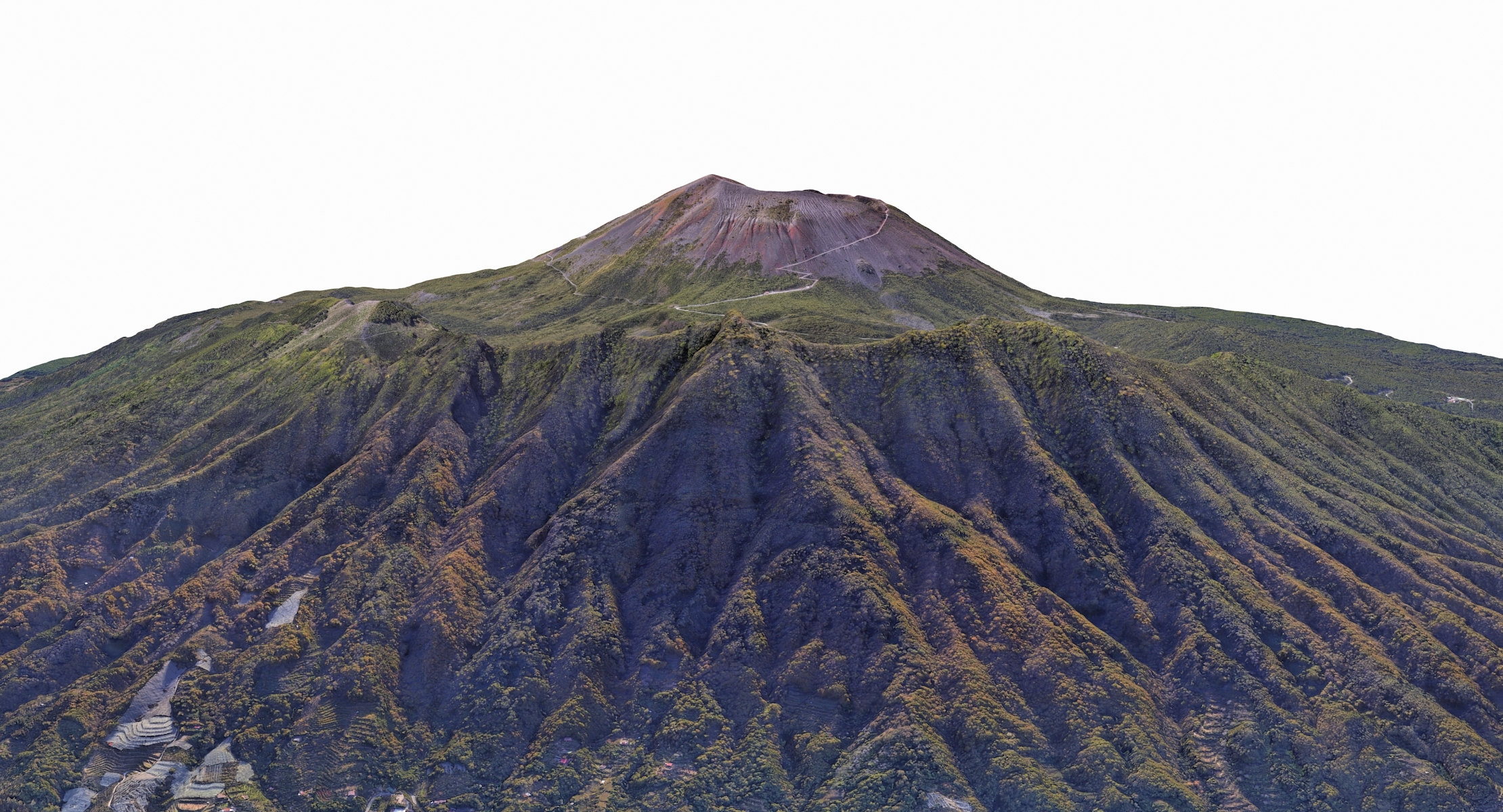 维苏威火山3d模型