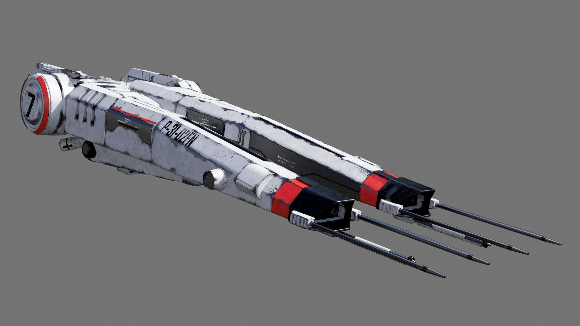 3d ship spaceship space model