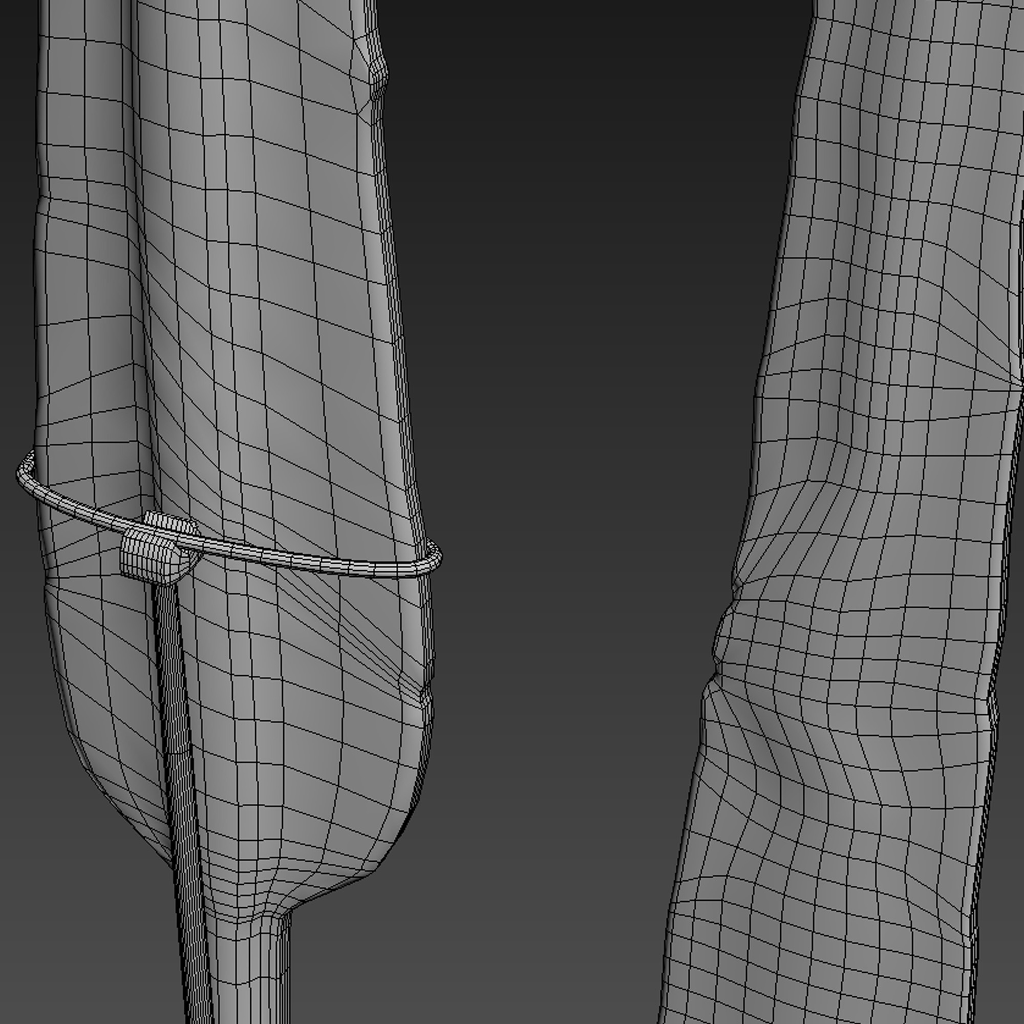 lorestani古代青铜矛头和刀刃3d模型