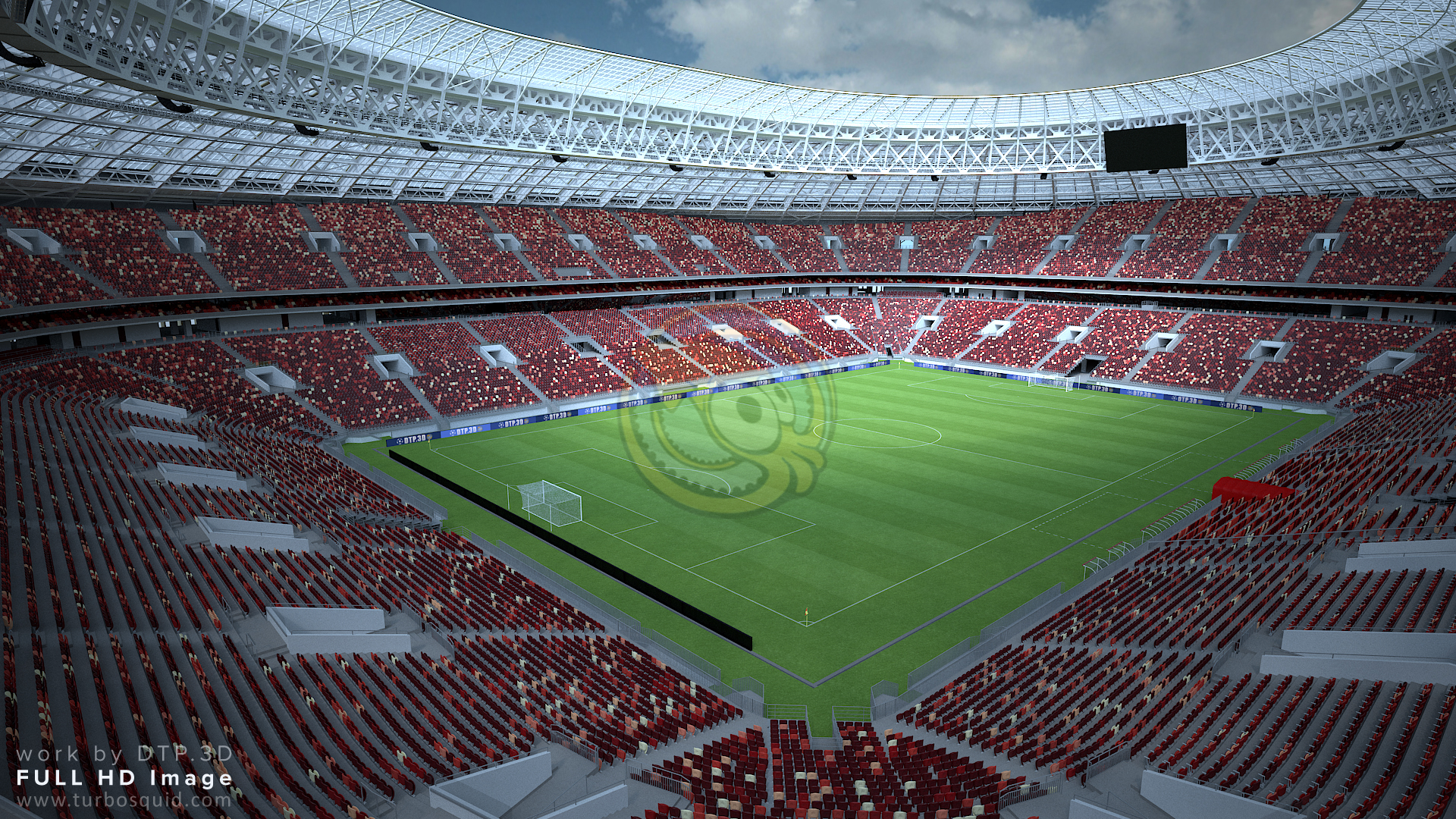 soccer stadium model