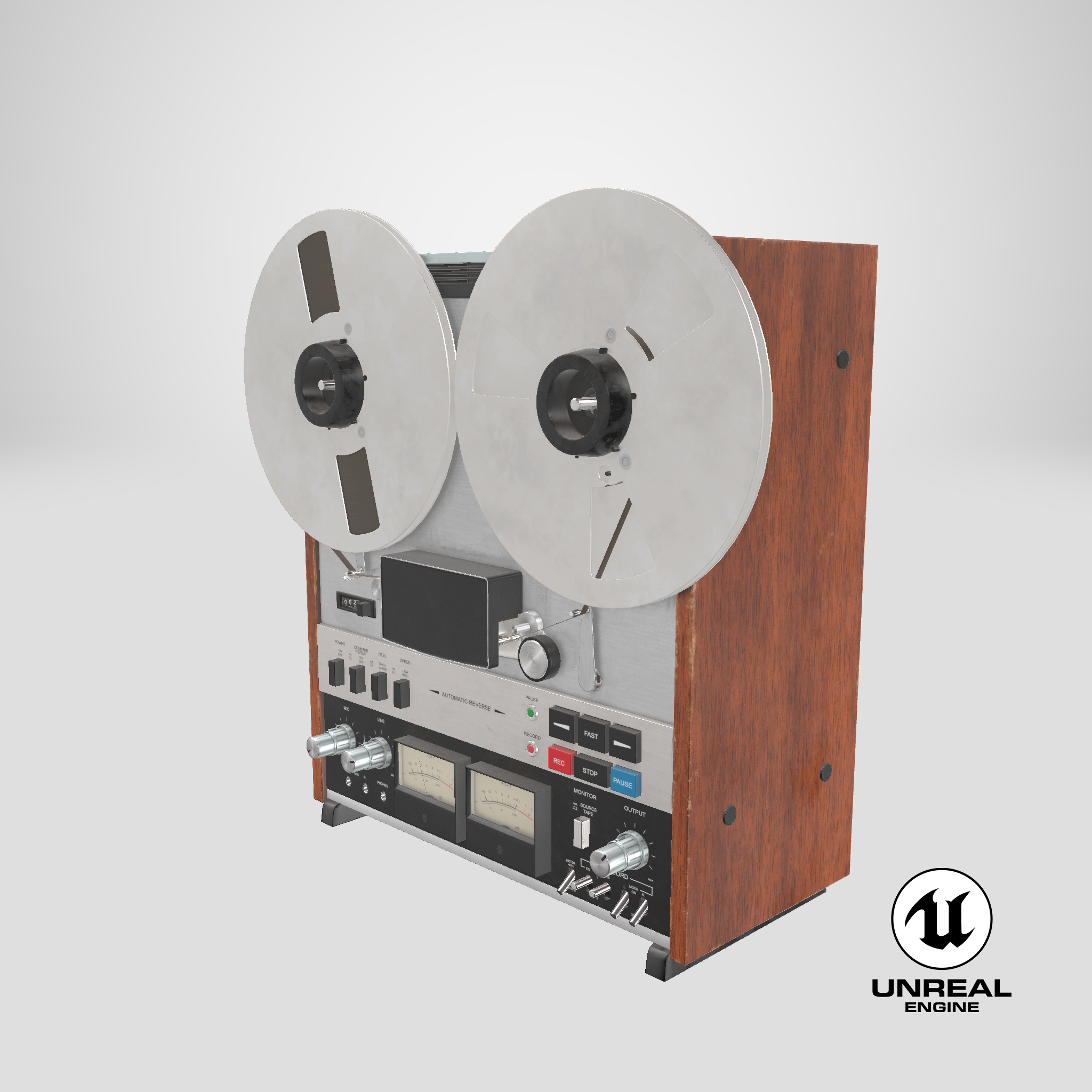 reel-to-reel - vintage3d模型