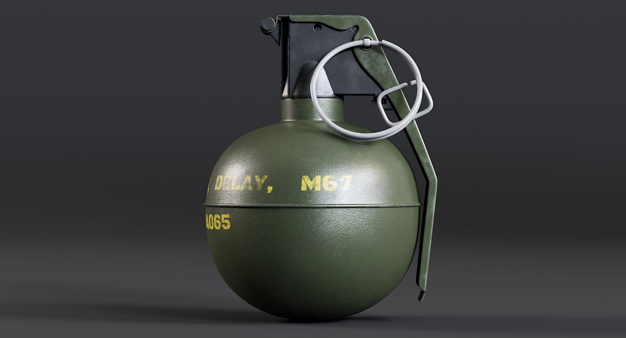tmc m67 frag grenade dummy3d模型