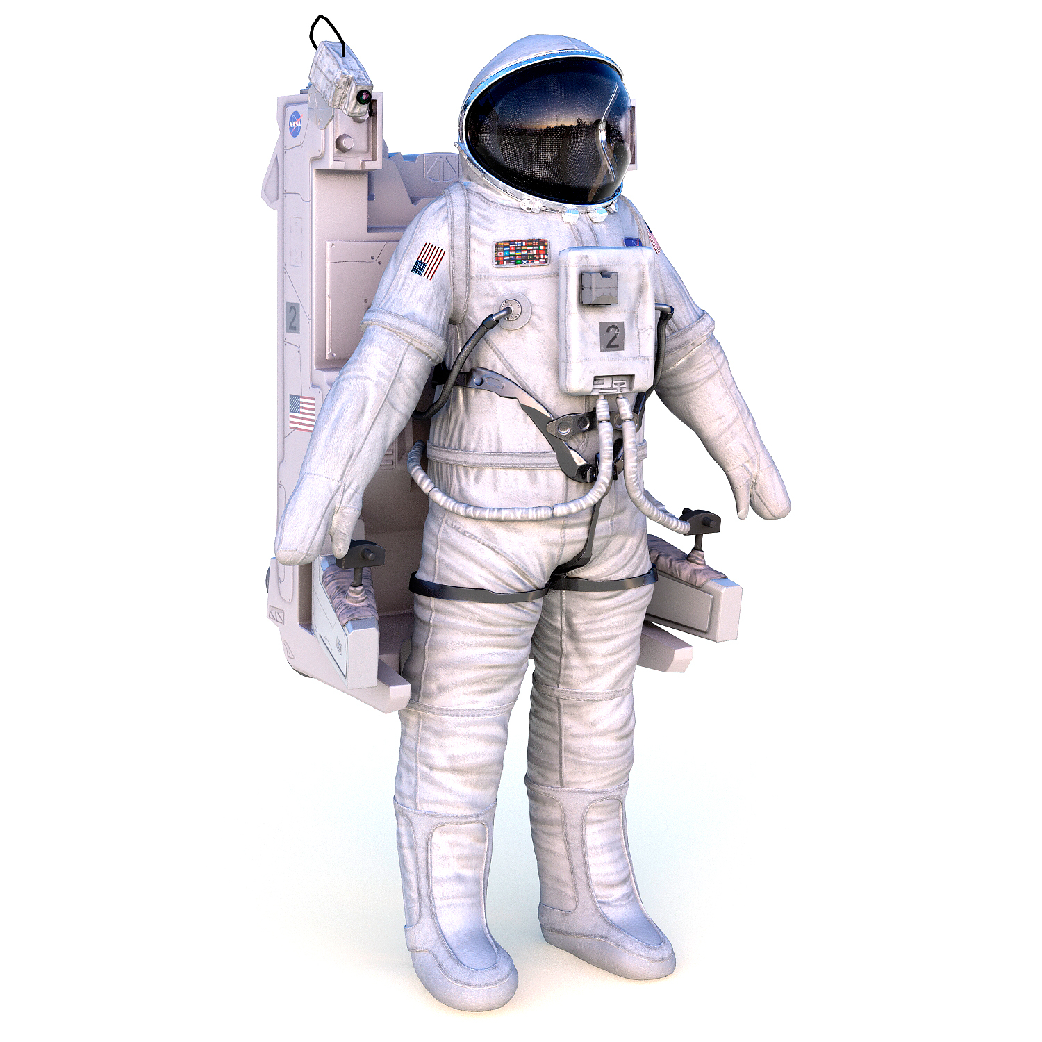 3d space suit model