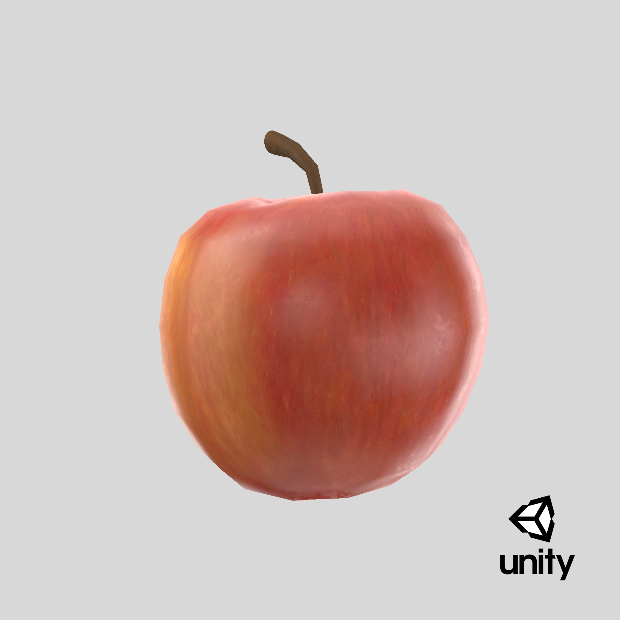 red apple 3d