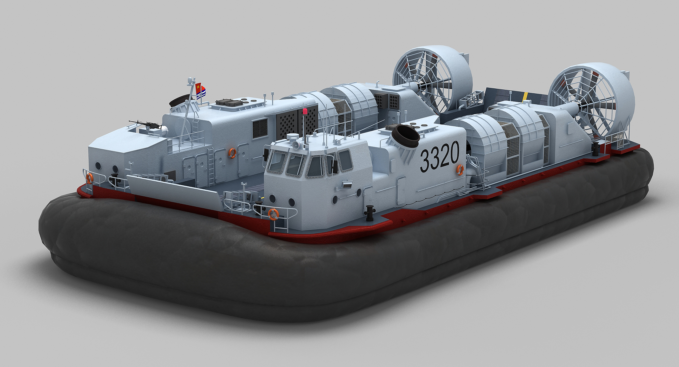 中国726型lcac3d模型