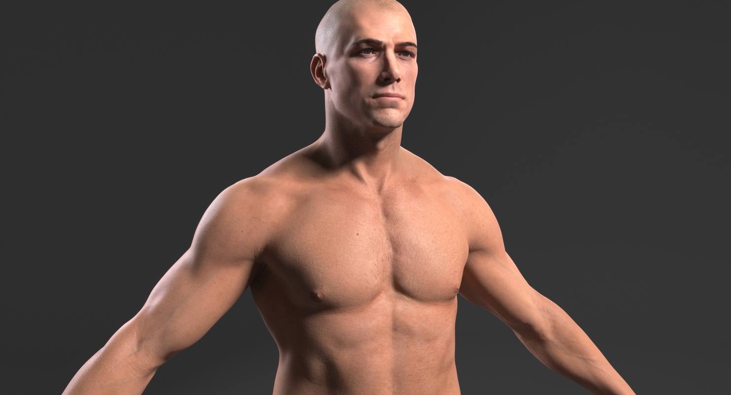 D Model Photorealistic Male Rigged Realistic Head TurboSquid