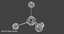 Methane Molecule D Model Turbosquid