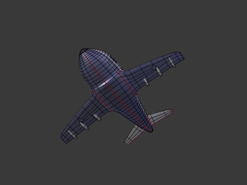 3d toy cartoon plane v3 model