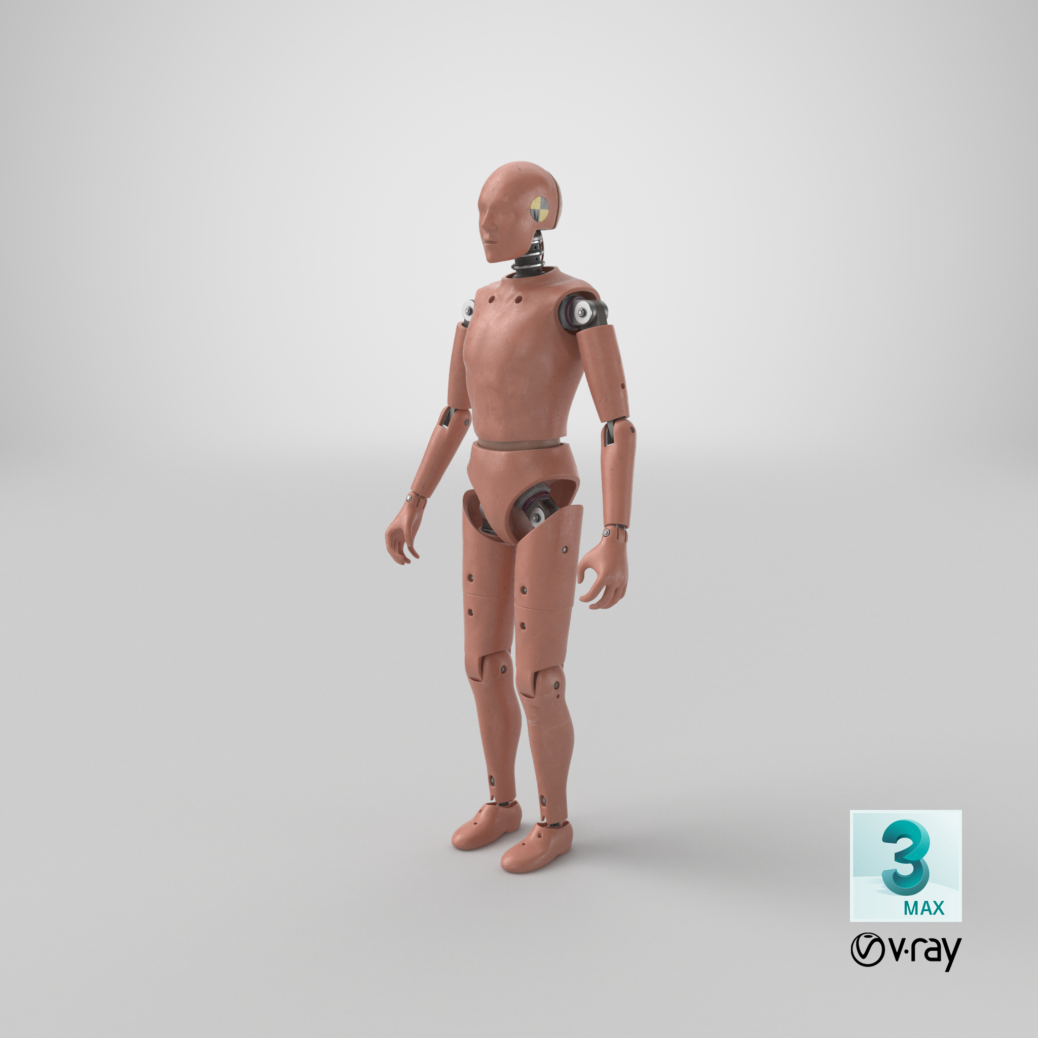 crash test dummy 1 3d model