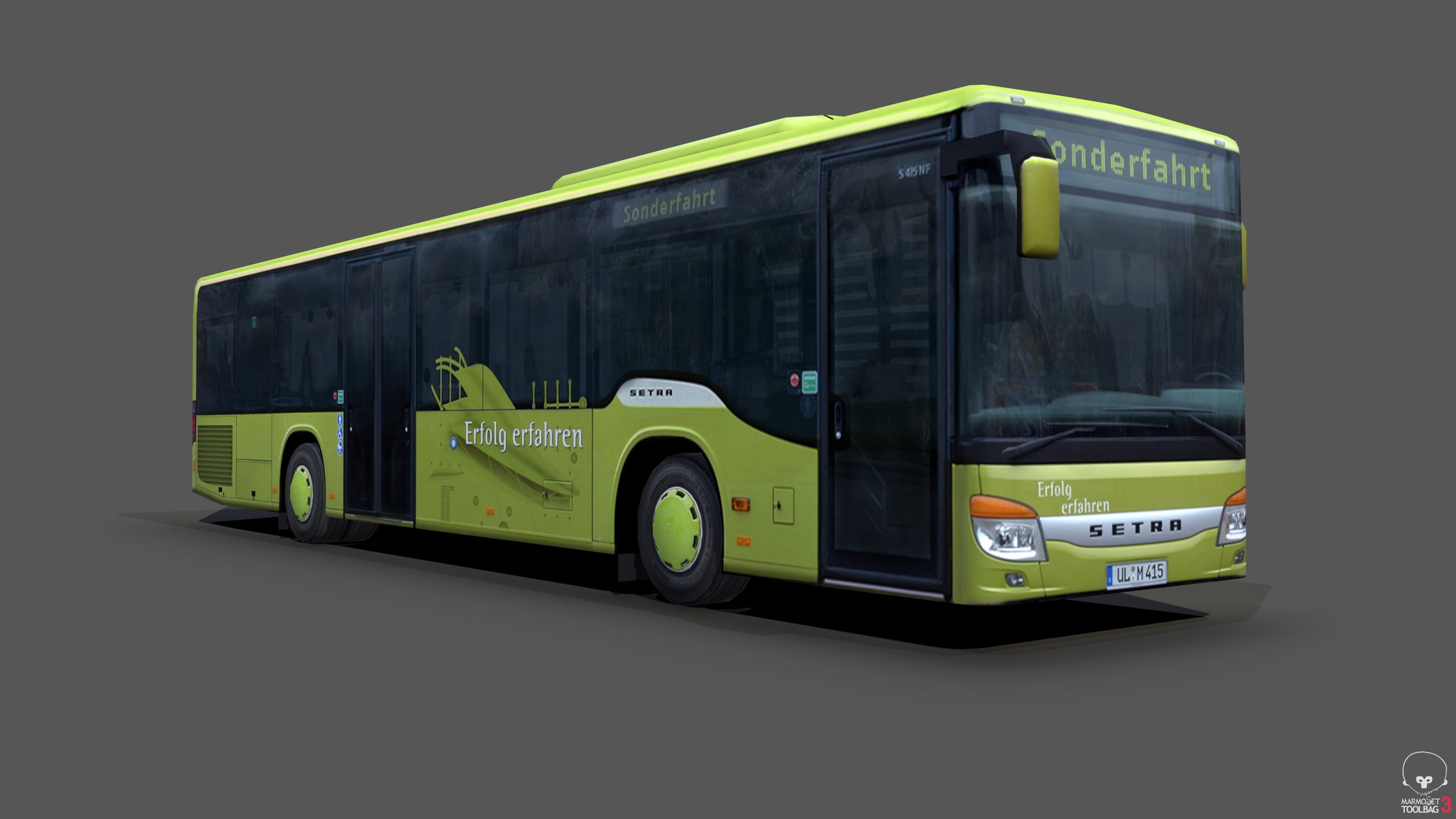setra s 415 nf公交车3d模型