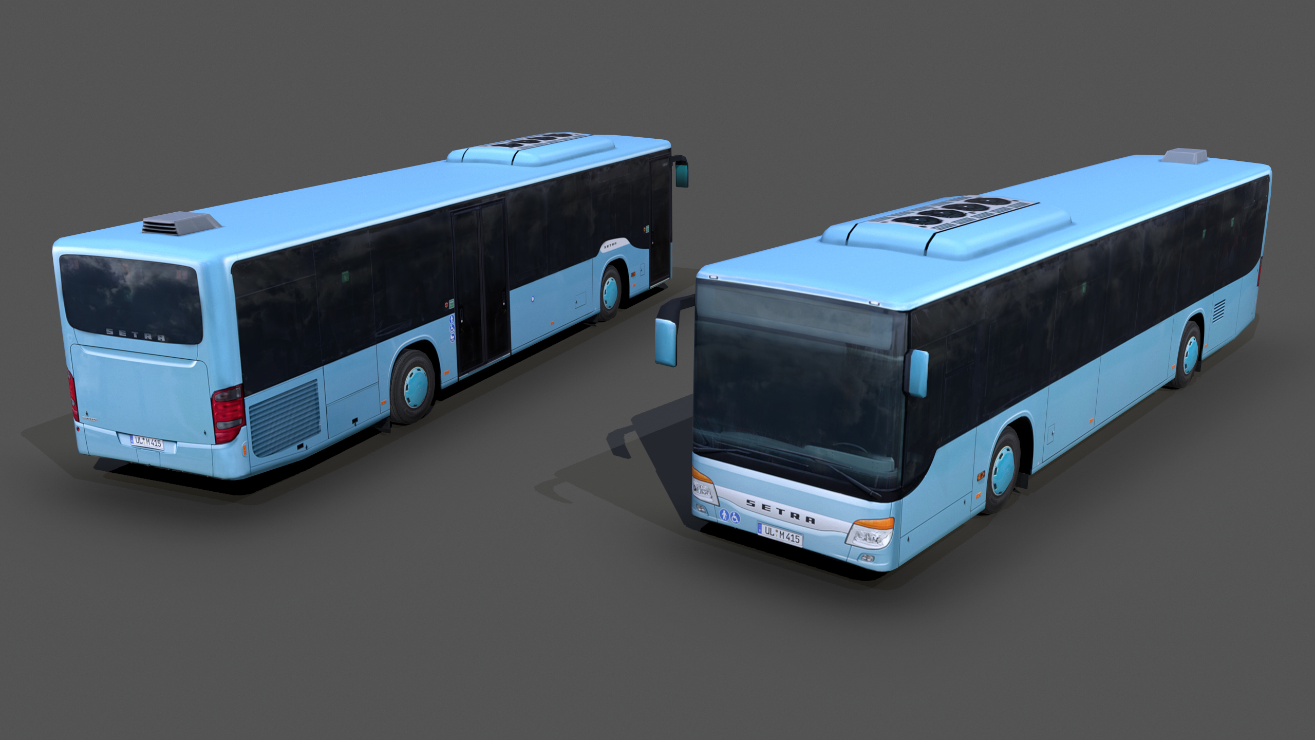 setra s 415 nf公交车3d模型